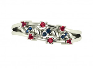 diamond ring for ladies 3D Print Model