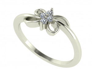 diamond ring for ladies 3D Print Model