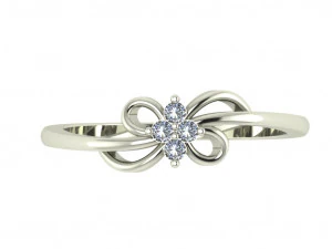 diamond ring for ladies 3D Print Model