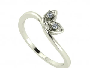 diamond ring for ladies 3D Print Model