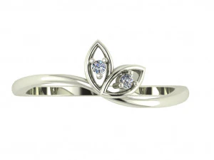 diamond ring for ladies 3D Print Model