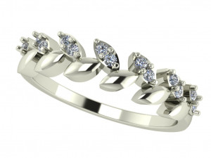 diamond ring for ladies 3D 打印模型