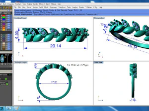 diamond ring for ladies 3D Print Model