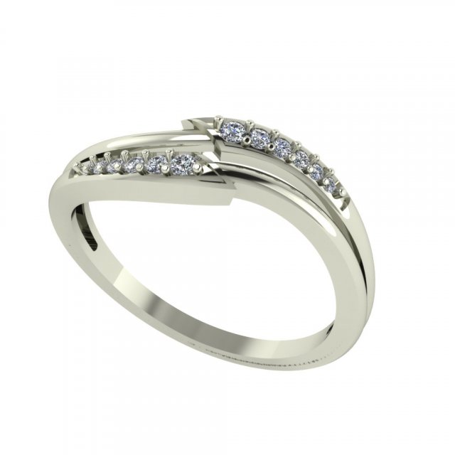 diamond ring for ladies 3D Принт Модель .c4d .max .obj .3ds .fbx .stl .blend 