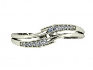 diamond ring for ladies 3D Принт Модель