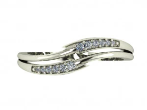 diamond ring for ladies 3D Print Model