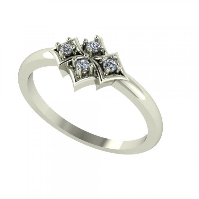 diamond ring for ladies Modelo de Impressão 3D .c4d .max .obj .3ds .fbx .stl .blend 