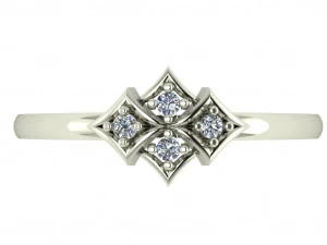diamond ring for ladies 3D Print Model