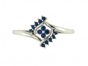 diamond ring for ladies 3D 프린트 모델
