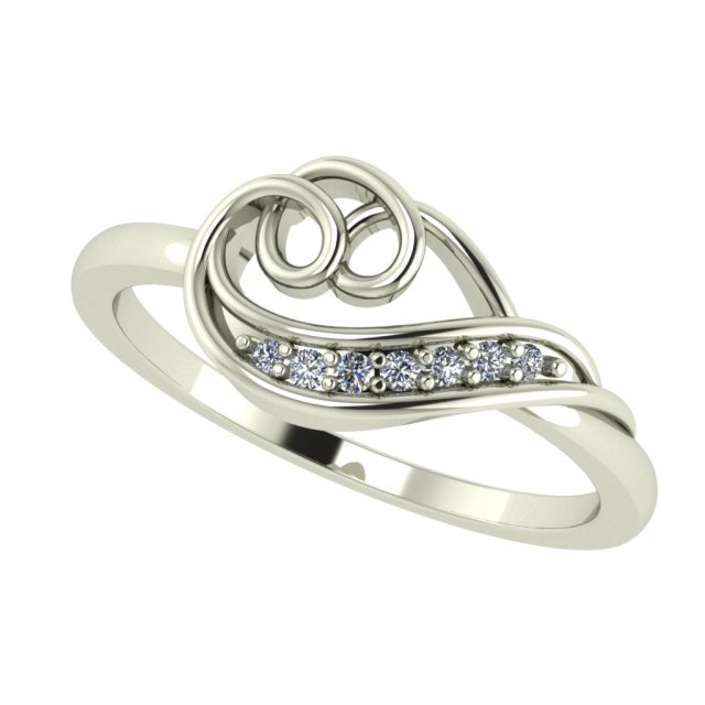 diamond ring for ladies 3D-Druckmodell .c4d .max .obj .3ds .fbx .stl .blend 