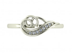 diamond ring for ladies 3D-Druckmodell
