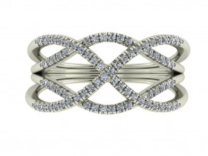 diamond ring for ladies 3D Print Model