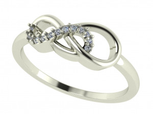 diamond ring for ladies 3D Print Model