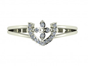 diamond ring for ladies 3D Print Model