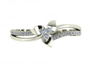 diamond ring for ladies 3D Print Model