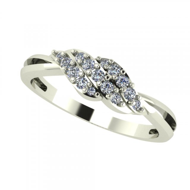 diamond ring for ladies 3D 프린트 모델 .c4d .max .obj .3ds .fbx .stl .blend 