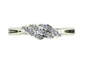 diamond ring for ladies 3D Print Model