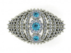diamond ring for ladies 3D Baskı Modeli