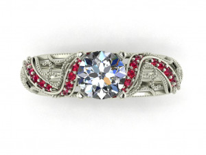 diamond ring for ladies 3D Принт Модель