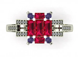 diamond ring for ladies 3D Print Model