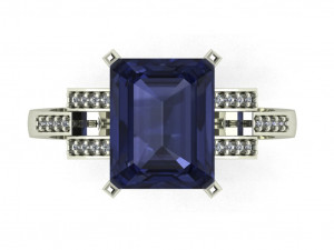 diamond ring for ladies Modelo de Impressão 3D