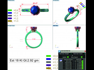 diamond ring for ladies 3Dプリントモデル