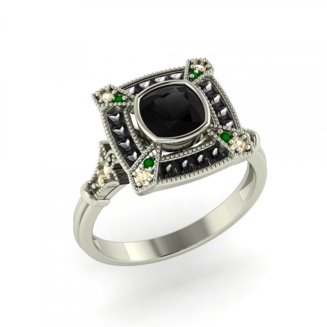 diamond ring for ladies 3D प्रिंट मॉडल .c4d .max .obj .3ds .fbx .stl .blend 
