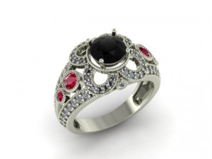 diamond ring for ladies 3Dプリントモデル