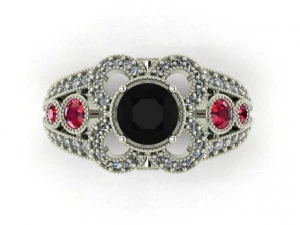 diamond ring for ladies 3D Print Model