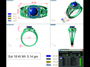 diamond ring for ladies 3D Print Model