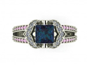 diamond ring for ladies 3D Druckmodell