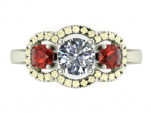 diamond ring for ladies 3Dプリントモデル