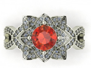 diamond ring for ladies 3D 프린트 모델