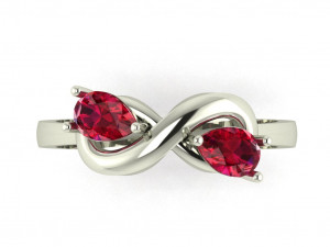 diamond ring for ladies Modelo de Impressão 3D
