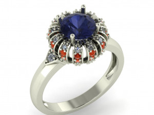 diamond ring for ladies Modelo de Impressão 3D