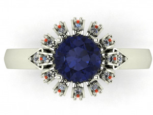 diamond ring for ladies 3Dプリントモデル