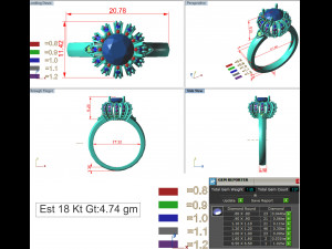 diamond ring for ladies 3Dプリントモデル