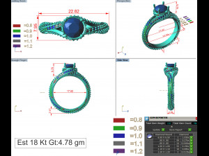 diamond ring for ladies 3D Print Model