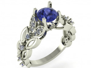 diamond ring for ladies 3D Принт Модель