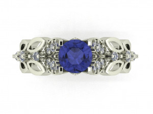 diamond ring for ladies 3D Принт Модель