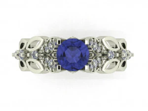 diamond ring for ladies 3D Print Model