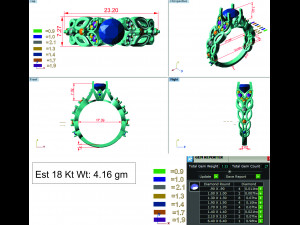 diamond ring for ladies 3D Принт Модель