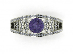 diamond ring for ladies 3D Print Model