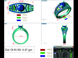 diamond ring for ladies 3D Print Model