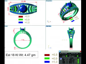 diamond ring for ladies 3D Print Model