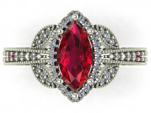 diamond ring for ladies 3D 프린트 모델