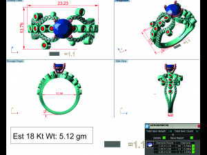 diamond ring for ladies 3Dプリントモデル