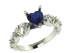 diamond ring for ladies 3D 프린트 모델
