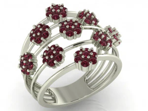 diamond ring for ladies 3D Print Model