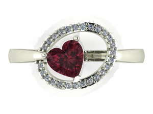 diamond ring for ladies 3D Print Model